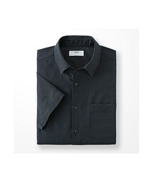 UNIQLO | MEN リネンコットンシャツ（半袖）(シャツ/ブラウス)