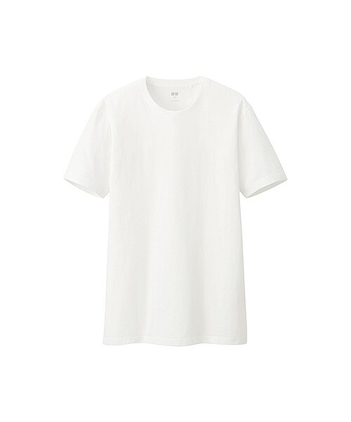 UNIQLO(ユニクロ)の「MEN スーピマコットンクルーネックT(半袖)(Tシャツ(半袖・タンクトップ)・メンズ・GRAY/NAVY/WHITE/PINK/RED/BLACK/GREEN/DARK BROWN・L/S/XL/M)」の4枚目の写真