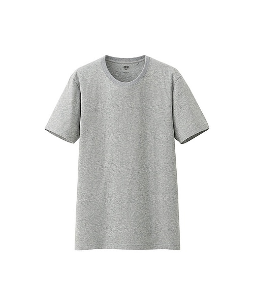 UNIQLO(ユニクロ)の「MEN スーピマコットンクルーネックT(半袖)(Tシャツ(半袖・タンクトップ)・メンズ・GRAY/NAVY/WHITE/PINK/RED/BLACK/GREEN/DARK BROWN・L/S/XL/M)」の1枚目の写真