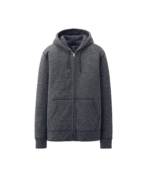 UNIQLO（ユニクロ）の「スウェットフルジップパーカ（長袖）（パーカー・メンズ・NAVY 69/GRAY 03/DARK GRAY 08・3XL/XL/XXL/L/M/S/4XL）」の3枚目の写真