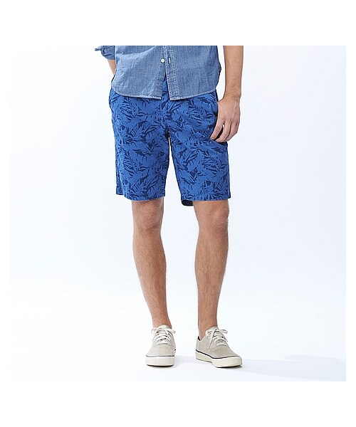 UNIQLO（ユニクロ）の「MEN チノハーフパンツ（柄）08・16・68（ショートパンツ・メンズ・RED/DARK GRAY/BLUE・M/L/XL/S/3XL/XXL/4XL）」の3枚目の写真