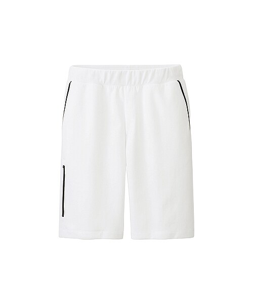 UNIQLO(ユニクロ)の「MEN ドライストレッチスウェットショートパンツ(ショートパンツ・メンズ・WHITE/GRAY/BLACK/RED/BLUE/NAVY・S/M/L/XL/XXL/3XL/4XL)」の4枚目の写真