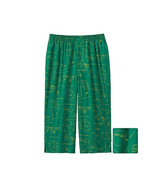 UNIQLO(ユニクロ)の「MEN SPRZ NYグラフィックステテコ(ジャン=ミシェル・バスキア)C(ステテコ&リラコ・メンズ・GREEN/BLACK・XL/M/L/XXL/S)」の1枚目の写真
