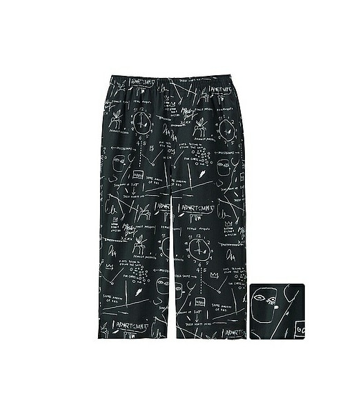 UNIQLO(ユニクロ)の「MEN SPRZ NYグラフィックステテコ(ジャン=ミシェル・バスキア)C(ステテコ&リラコ・メンズ・GREEN/BLACK・XL/M/L/XXL/S)」の2枚目の写真