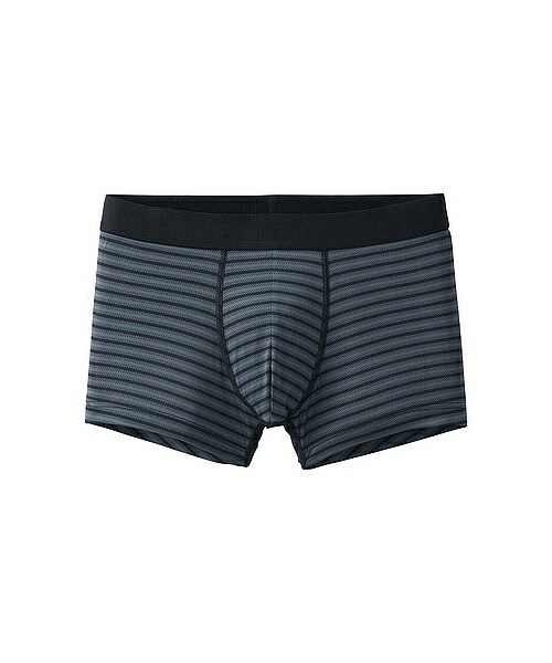 UNIQLO(ユニクロ)の「MEN エアリズムボクサーブリーフ(ローライズ)A08(トランクス・ブリーフ・メンズ・DARK GRAY・M/L)」の1枚目の写真