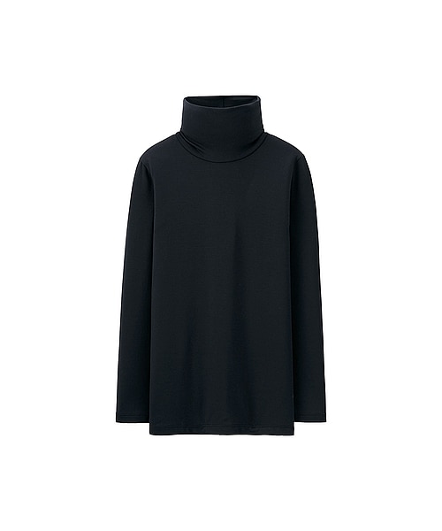 UNIQLO(ユニクロ)の「KIDS ヒートテックタートルネックT(長袖)(HEATTECH(ヒートテック)・キッズ・DARK GRAY/NAVY/BLACK/OFF WHITE・120/110/150/140/130)」の6枚目の写真