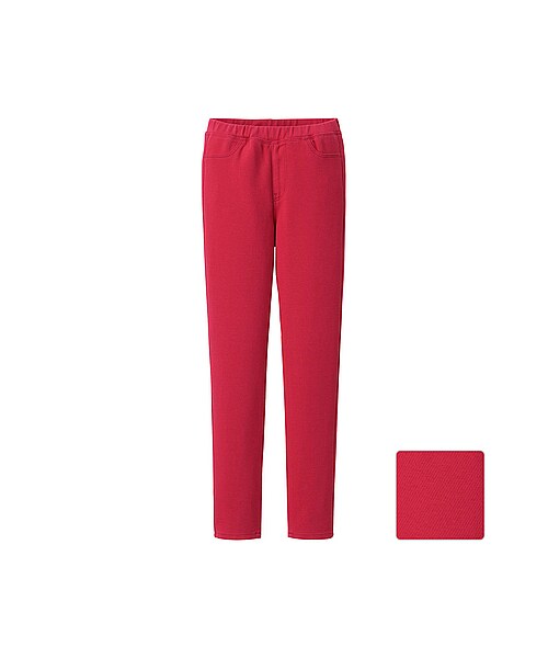 UNIQLO（ユニクロ）の「GIRLS イージーレギンスパンツ（GIRLS パンツ・スカート・キッズ・OFF WHITE/KHAKI/RED/BLACK/PINK・XL/S/L/M）」の7枚目の写真