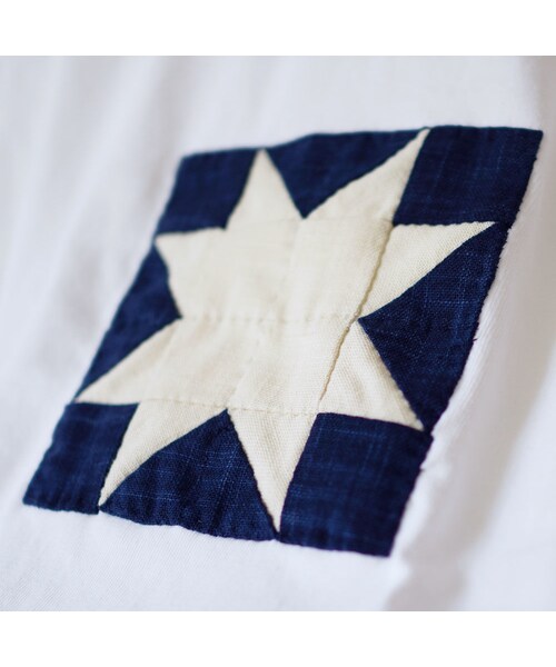 STORES.jp（ストアーズドットジェーピー）の「Tシャツ パッチワークキルト スター（Tシャツ/カットソー・メンズ・その他）」の3枚目の写真