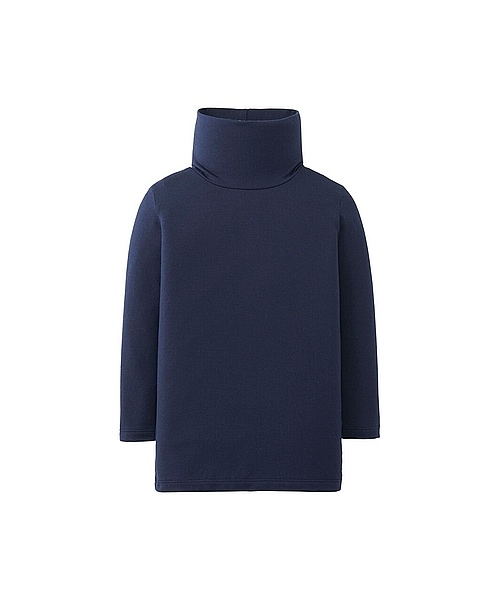 UNIQLO（ユニクロ）の「BABY ヒートテックタートルネックT（長袖）（肌着・キッズ・PINK/BLUE/BLACK/NAVY/DARK GRAY・90/80/100）」の5枚目の写真