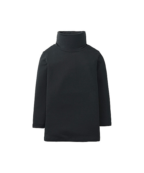 UNIQLO（ユニクロ）の「BABY ヒートテックタートルネックT（長袖）（肌着・キッズ・PINK/BLUE/BLACK/NAVY/DARK GRAY・90/80/100）」の2枚目の写真
