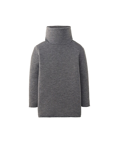 UNIQLO（ユニクロ）の「BABY ヒートテックタートルネックT（長袖）（肌着・キッズ・PINK/BLUE/BLACK/NAVY/DARK GRAY・90/80/100）」の3枚目の写真
