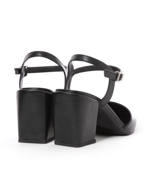 Heather（ヘザー）の「ポインテッドサンダル（シューズ・レディース・オフホワイト 05/ブラック 09・Ｍ(23.0～23.5)/Ｌ(24.0～24.5)）」の6枚目の写真