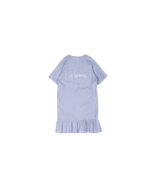 ROCKET x LUNCH（ロケットアンドランチ）の「STRIPE OPS（ワンピース/ドレス・レディース・NAVY/BLACK・FREE）」の3枚目の写真