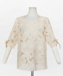 DHOLIC | フラワーシースルーブラウス(シャツ/ブラウス)