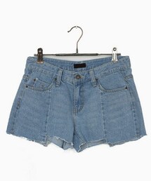 DHOLIC | ラフカットアンバランスショートデニムパンツ(デニムパンツ)
