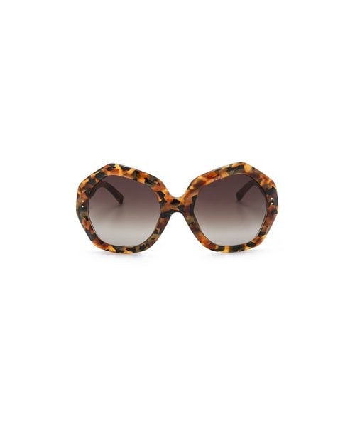 LINDA FARROW(リンダファロー)の「Linda Farrow Luxe Geometric Sunglasses(サングラス・レディース・Pearl Tortoiseshell/Brown・One Size)」の2枚目の写真