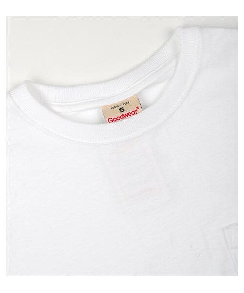 Goodwear(Since1983)（グッドウェア）の「Goodwear鬆身厚棉純白口袋T（その他・メンズ・白）」の2枚目の写真