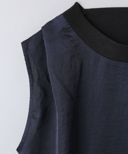 JEANASIS（ジーナシス）の「ビンテージサテンNS（トップス・レディース・オフホワイト(05)/カーキ(78)/ネイビー(88)・FREE）」の6枚目の写真