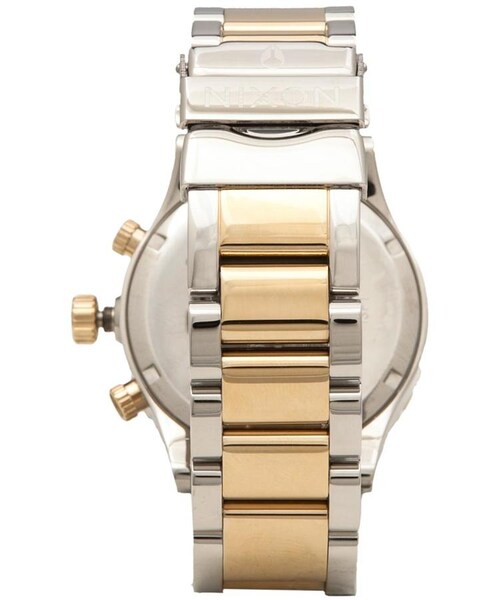 NIXON(ニクソン)の「Nixon The 42-20 Chrono(アナログ腕時計・レディース・Silver & Champagne Gold_UW1・one size)」の2枚目の写真