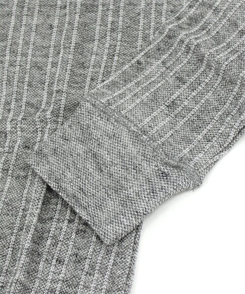 RNA-N（アールエヌエーエヌ）の「ストライプジャガードプルオーバー（トップス・レディース・グレー/ブラック/オフホワイト・M）」の10枚目の写真