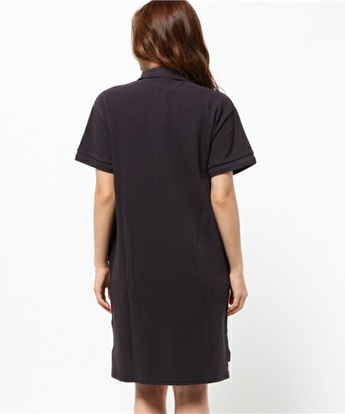 HELIOPOLE(エリオポール)の「heliopole スウェーデンカノコ ポロワンピース(ワンピース・レディース・グレー/ネイビー・36)」の7枚目の写真