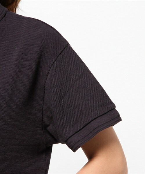 HELIOPOLE(エリオポール)の「heliopole スウェーデンカノコ ポロワンピース(ワンピース・レディース・グレー/ネイビー・36)」の10枚目の写真