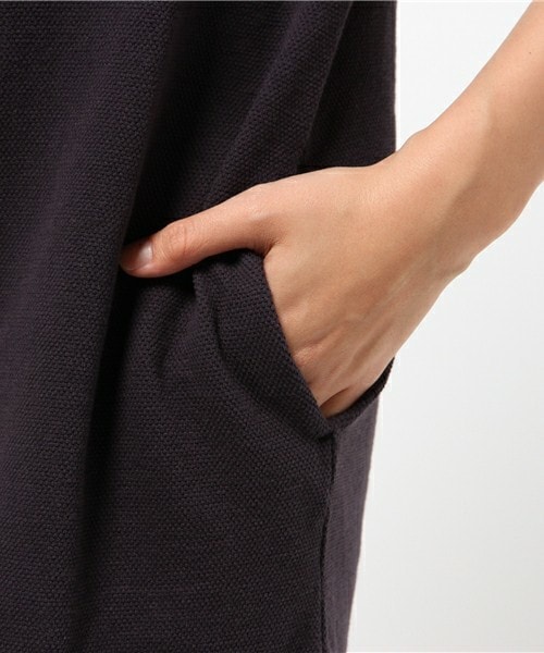 HELIOPOLE(エリオポール)の「heliopole スウェーデンカノコ ポロワンピース(ワンピース・レディース・グレー/ネイビー・36)」の11枚目の写真