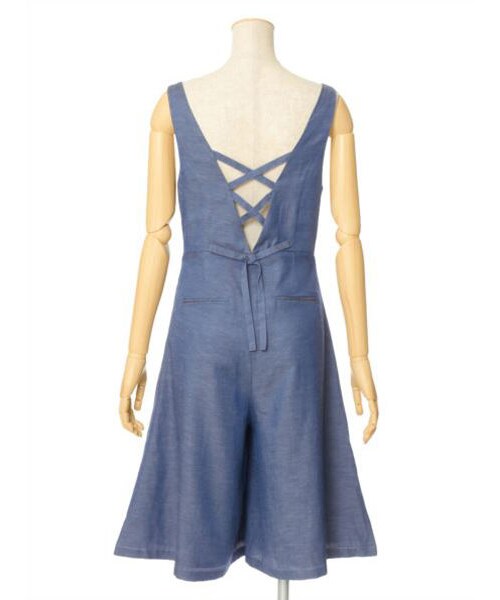 F i.n.t（フィント）の「バックレースアップコンビネゾン（その他パンツ・レディース・その他）」の3枚目の写真