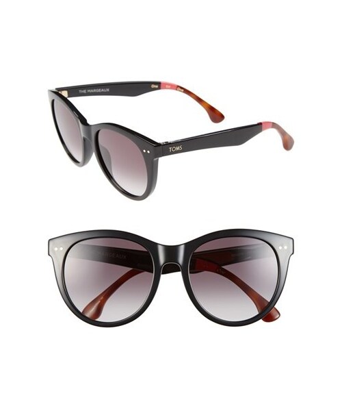TOMS（トムス）の「TOMS 'Margeaux' 53mm Sunglasses（サングラス・レディース・Black/ Honey Tort）」の2枚目の写真