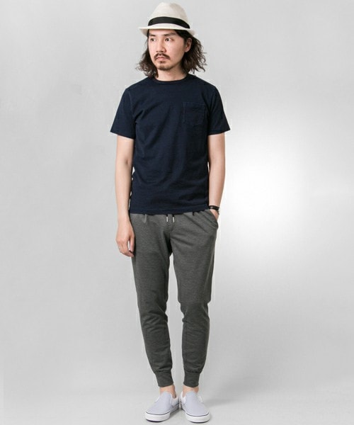 URBAN RESEARCH(アーバンリサーチ)の「靛青色圓領口袋T恤(トップス・メンズ・淺靛青色/深靛青色/深黑靛青色・M/L)」の7枚目の写真
