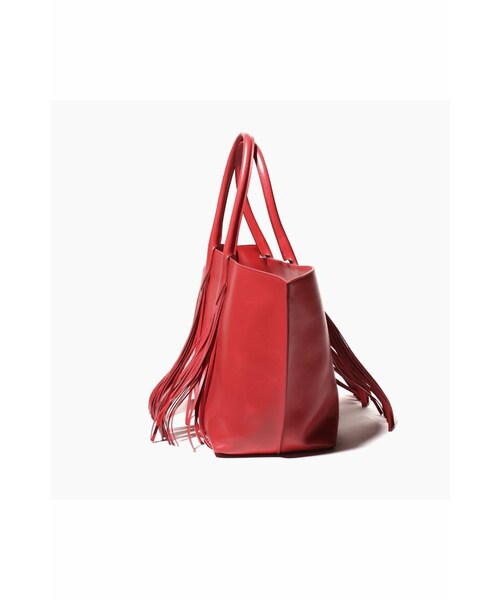 Deuxieme Classe(ドゥーズィエムクラス)の「◇SARA BATTAGLIA SHOPPERフリンジバッグ(バッグ・レディース・レッド・フリー)」の2枚目の写真