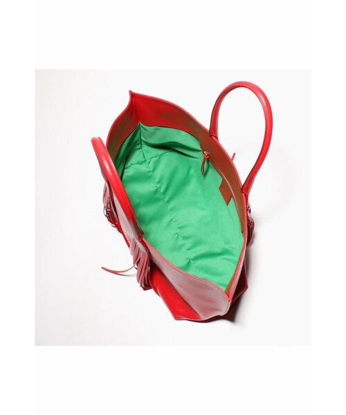 Deuxieme Classe(ドゥーズィエムクラス)の「◇SARA BATTAGLIA SHOPPERフリンジバッグ(バッグ・レディース・レッド・フリー)」の6枚目の写真