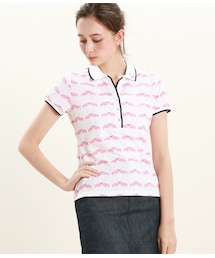 JUN&ROPE'（ジュンアンドロペ）の「フラミンゴ総柄ポロシャツ（）」 - WEAR