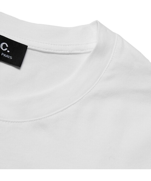 A.P.C.(アーペーセー)の「A.P.C. Printed Cotton-Jersey T-shirt(Tシャツ/カットソー・メンズ・White・M/XS/S/L/XL)」の6枚目の写真
