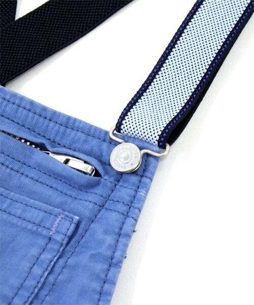 RNA(アールエヌエー)の「カラーコンパクトワークミニサロペ(オールインワン・サロペット・レディース・ホワイト/ブラック/ブルー・M)」の5枚目の写真