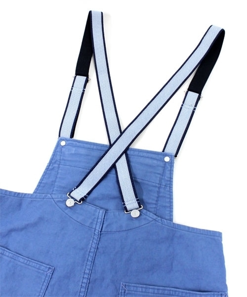 RNA(アールエヌエー)の「カラーコンパクトワークミニサロペ(オールインワン・サロペット・レディース・ホワイト/ブラック/ブルー・M)」の8枚目の写真