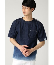 417 EDIFICE | 417*WORLD WORKERS デニムクルーネック TEE(トップス)