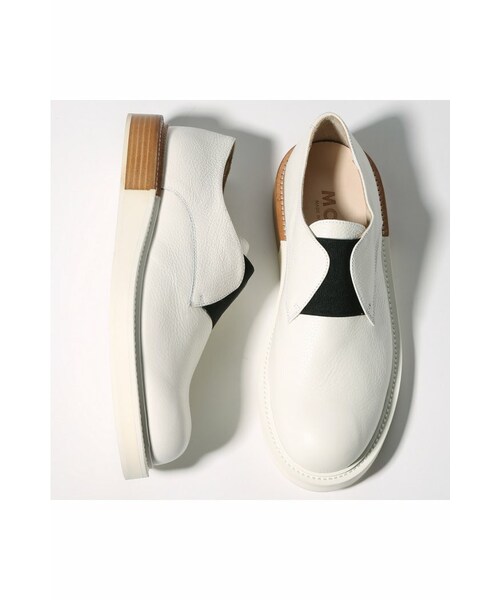 417 EDIFICE（フォーワンセブンエディフィス）の「MOBI エラスティックスリッポン（シューズ・メンズ・ブラック/ホワイト・40/41/42）」の2枚目の写真