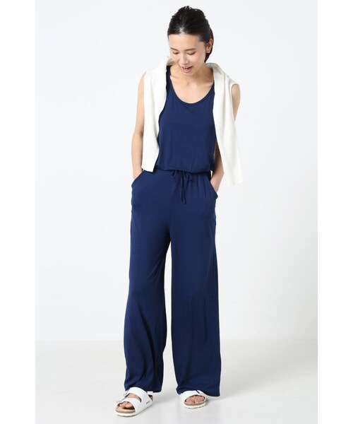 FRAMeWORK（フレームワーク）の「LANI オールインワン（オールインワン・サロペット・レディース・ブラック/グレー/ネイビー・XS）」の3枚目の写真