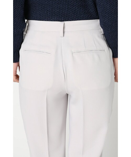 IENA（イエナ）の「エステルダブルクロスタックパンツ（パンツ・レディース・ブラック/グレーB/ピンク・34/36/38/40）」の8枚目の写真