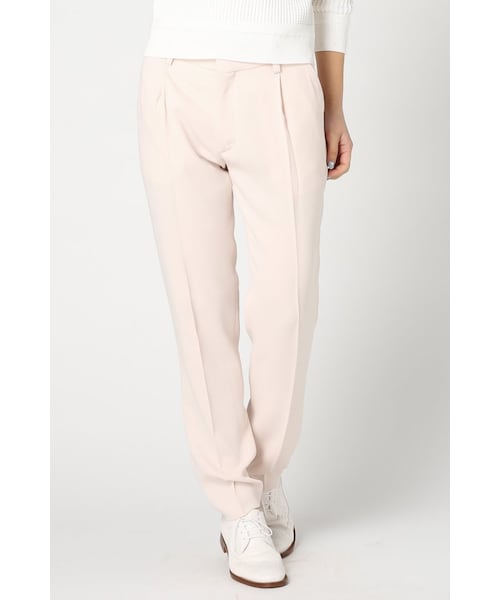 IENA（イエナ）の「エステルダブルクロスタックパンツ（パンツ・レディース・ブラック/グレーB/ピンク・34/36/38/40）」の3枚目の写真