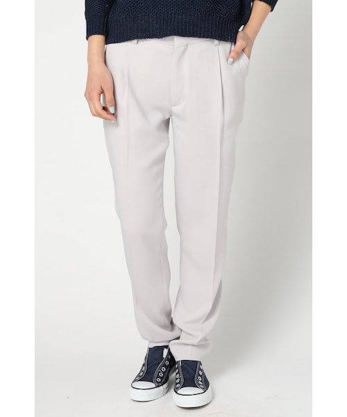 IENA（イエナ）の「エステルダブルクロスタックパンツ（パンツ・レディース・ブラック/グレーB/ピンク・34/36/38/40）」の4枚目の写真