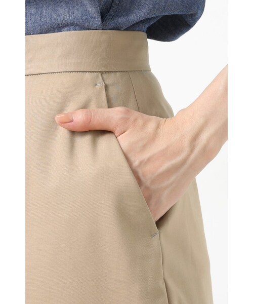 plage（プラージュ）の「《予約》二重織り ストレッチパンツ（パンツ・レディース・ナチュラル/ベージュ・34/36/38）」の8枚目の写真