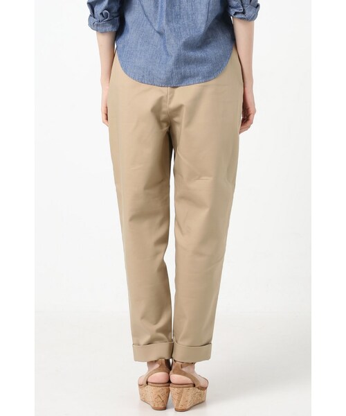 plage（プラージュ）の「《予約》二重織り ストレッチパンツ（パンツ・レディース・ナチュラル/ベージュ・34/36/38）」の5枚目の写真