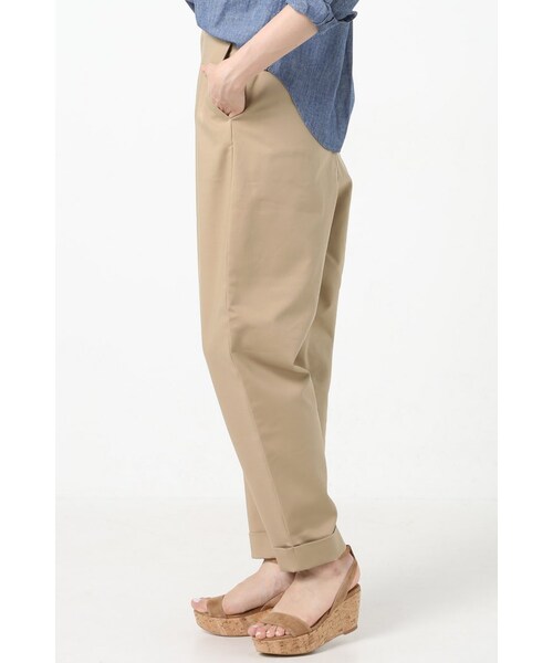 plage（プラージュ）の「《予約》二重織り ストレッチパンツ（パンツ・レディース・ナチュラル/ベージュ・34/36/38）」の4枚目の写真