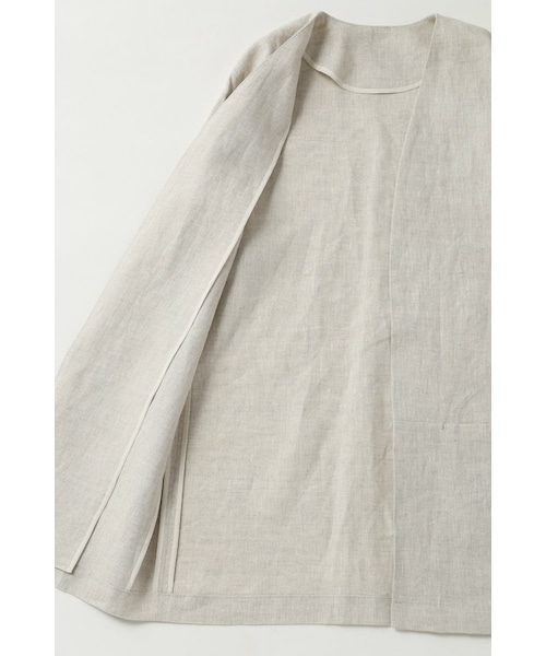 plage（プラージュ）の「リネンジャケット（ジャケット/アウター・レディース・ベージュ/カーキ・36/38）」の11枚目の写真
