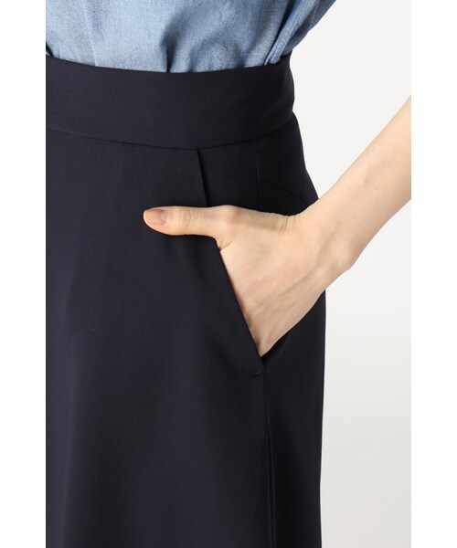 plage（プラージュ）の「《追加2予約》ドライギャバキュロットパンツ（パンツ・レディース・ホワイト/カーキ/ネイビー・34/36/38）」の9枚目の写真