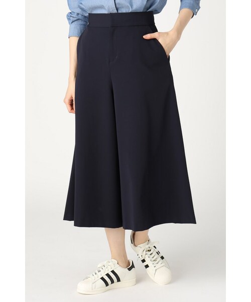 plage（プラージュ）の「《追加2予約》ドライギャバキュロットパンツ（パンツ・レディース・ホワイト/カーキ/ネイビー・34/36/38）」の4枚目の写真