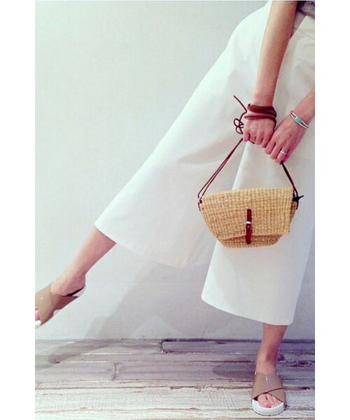 plage（プラージュ）の「《追加2予約》ドライギャバキュロットパンツ（パンツ・レディース・ホワイト/カーキ/ネイビー・34/36/38）」の21枚目の写真