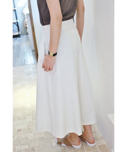 plage（プラージュ）の「《追加2予約》ドライギャバキュロットパンツ（パンツ・レディース・ホワイト/カーキ/ネイビー・34/36/38）」の17枚目の写真